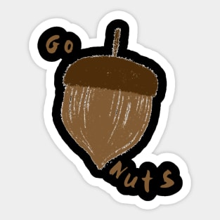Go Nuts Sticker